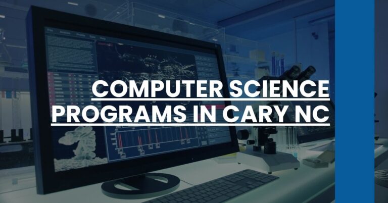 Computer Science Programs in Cary NC