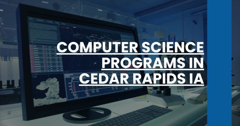 Computer Science Programs in Cedar Rapids IA