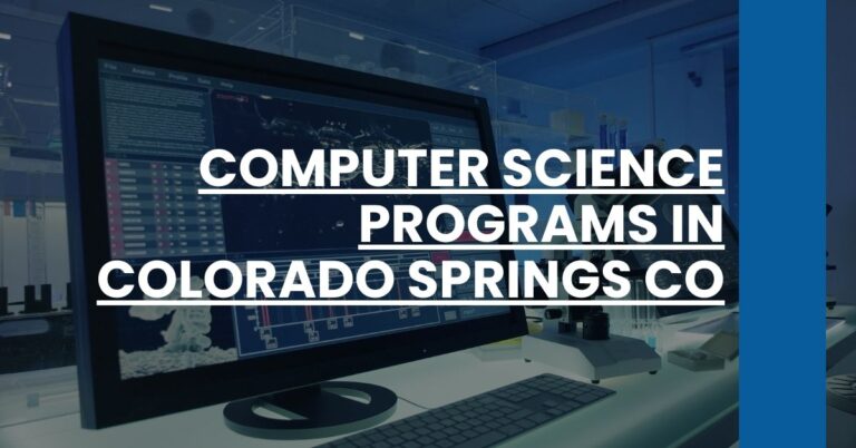 Computer Science Programs in Colorado Springs CO