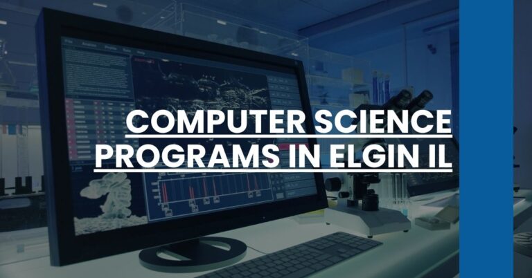 Computer Science Programs in Elgin IL