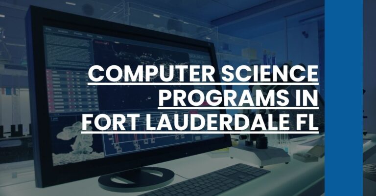 Computer Science Programs in Fort Lauderdale FL