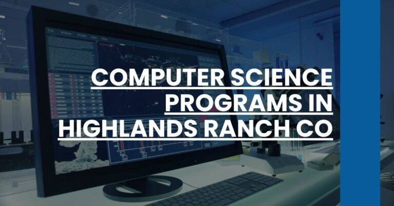 Computer Science Programs in Highlands Ranch CO