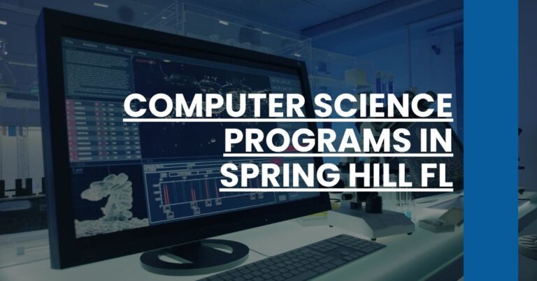 Computer Science Programs in Spring Hill FL