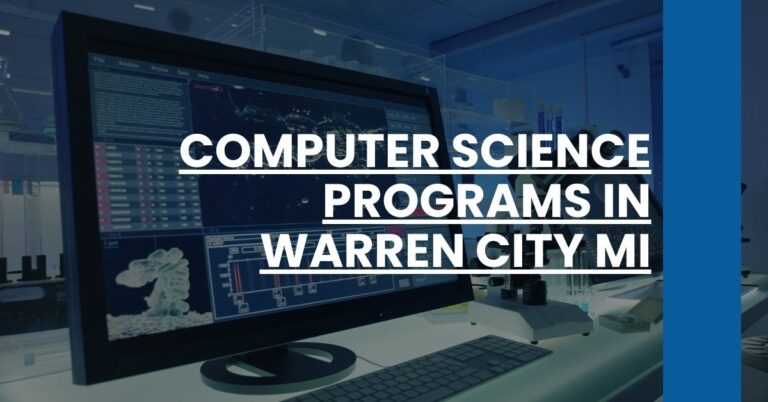 Computer Science Programs in Warren city MI